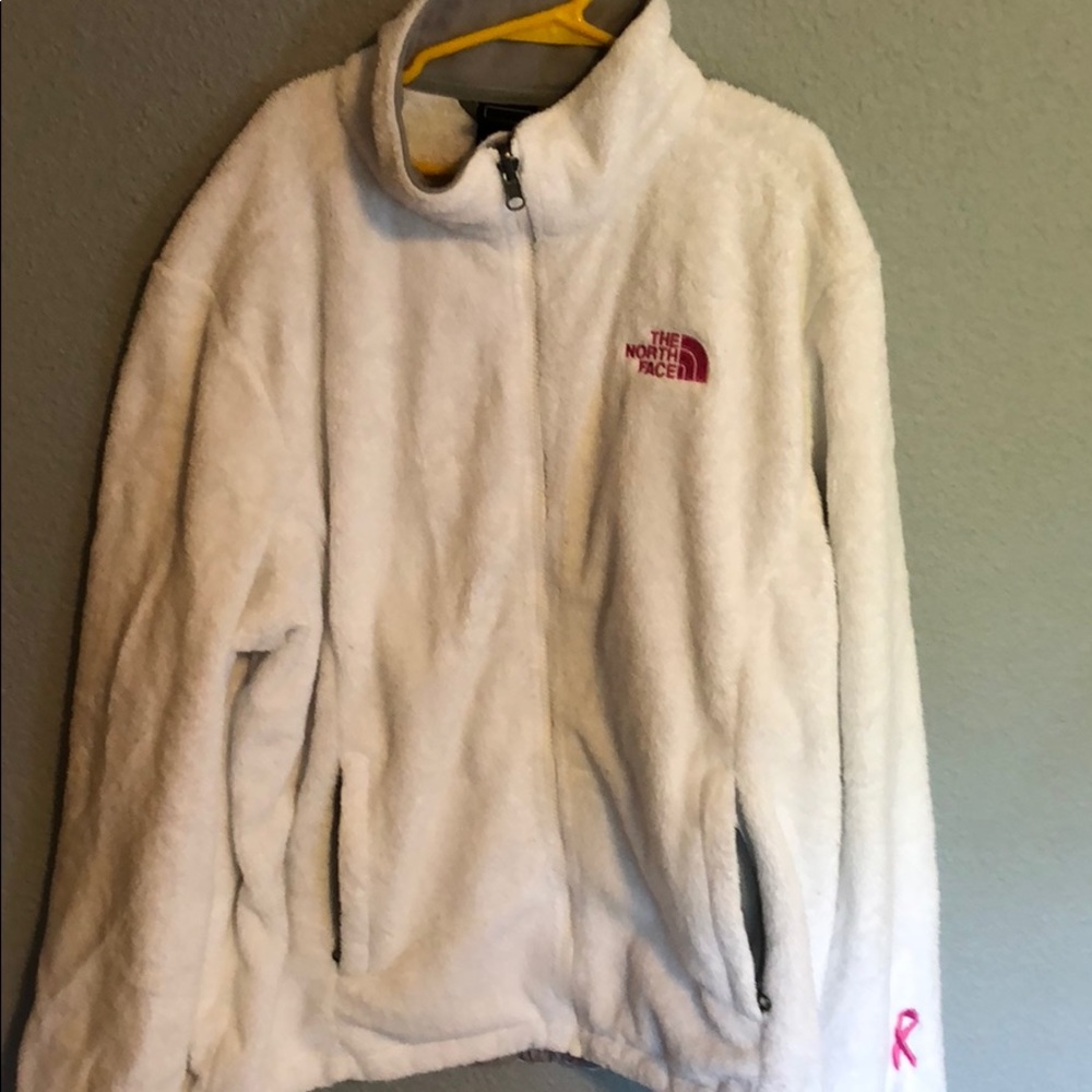 North face fuzzy sweatshirt!